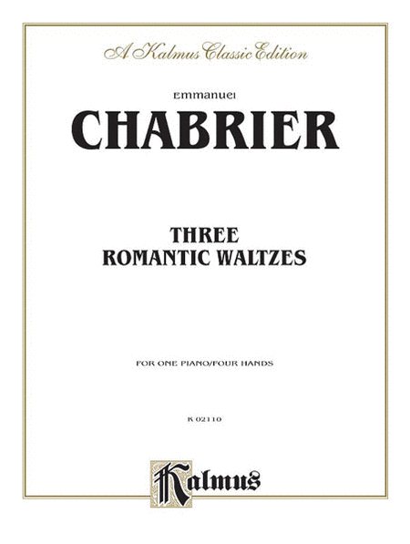 Chabrier 3 Romantic Waltzes