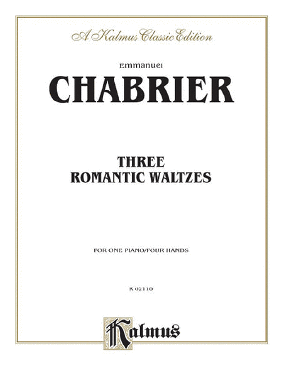 Three Romantic Waltzes Small Ensemble scores gallery preview page 1