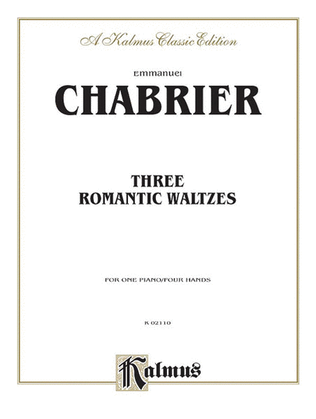 Book cover for Three Romantic Waltzes