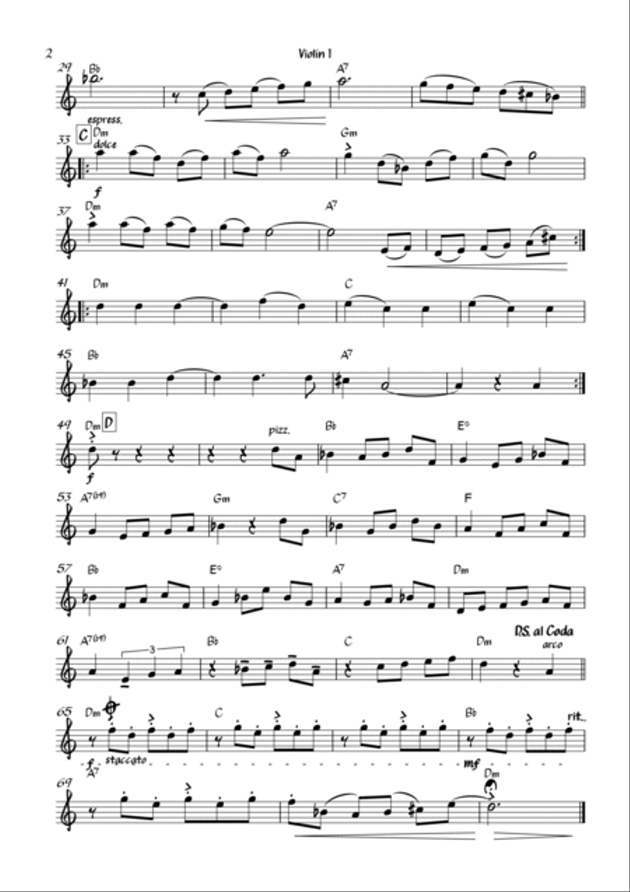 La Llorona (The Weeping Woman) Small Ensemble scores gallery preview page 6
