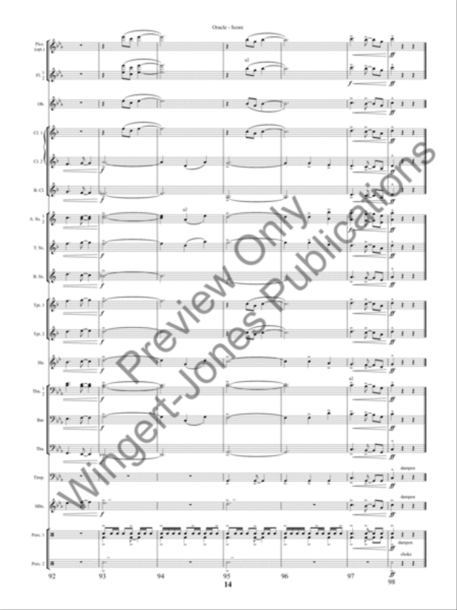 Oracle (Score) Oracle (Score) Concert Band scores gallery preview page 17