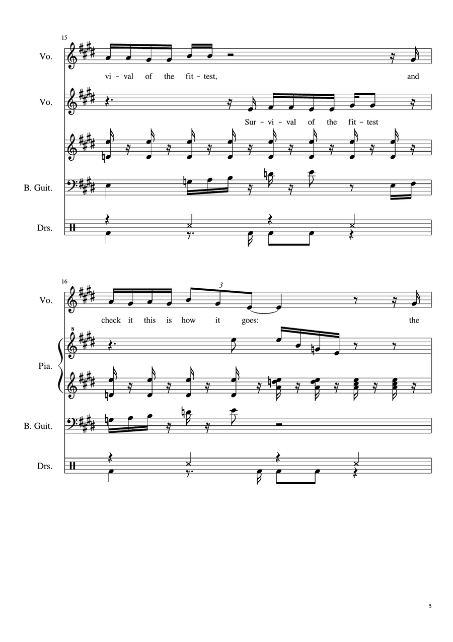 How Bad Can I Be Choir scores gallery preview page 5
