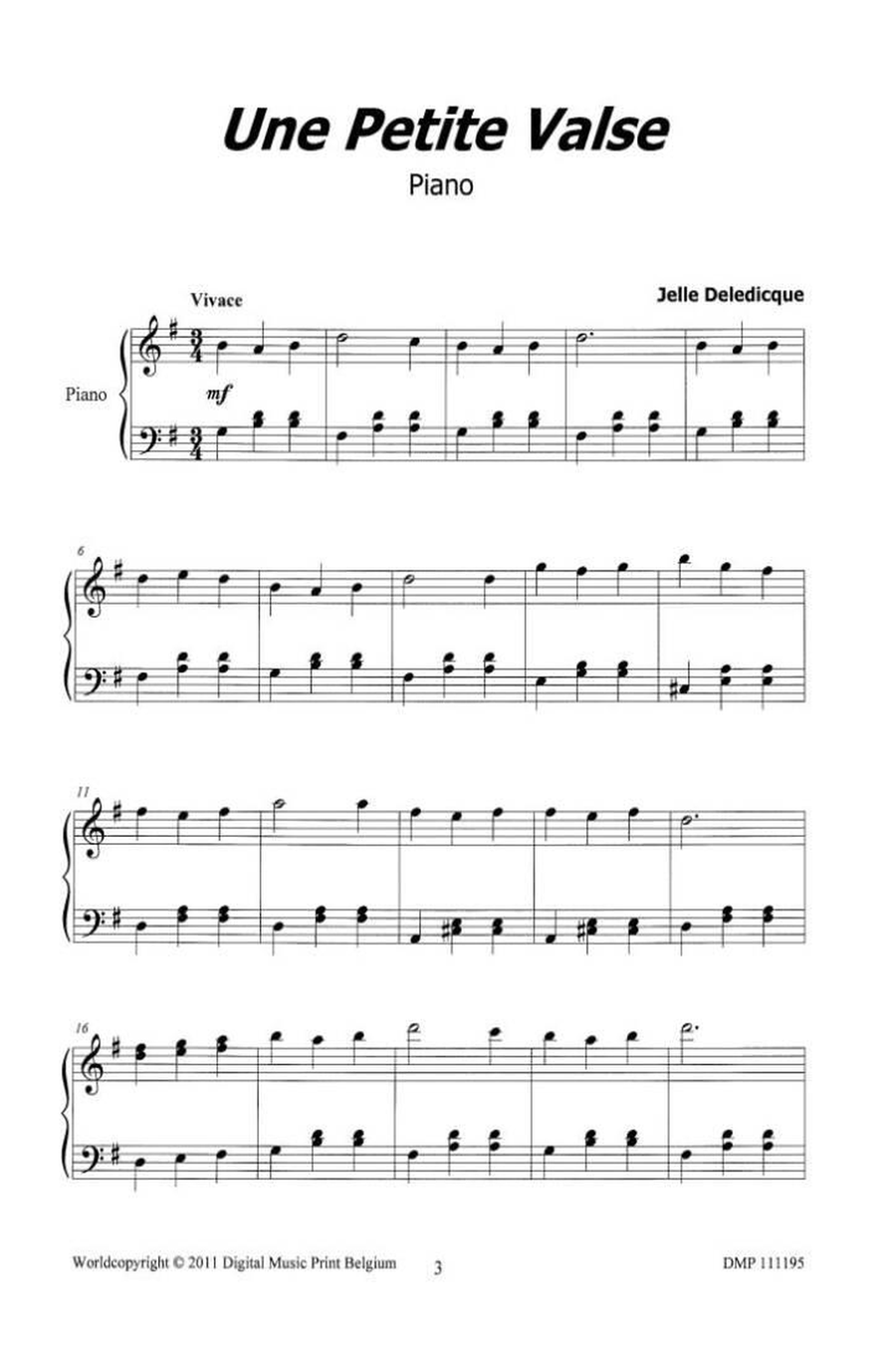Une Petite Valse Piano Solo scores gallery preview page 2
