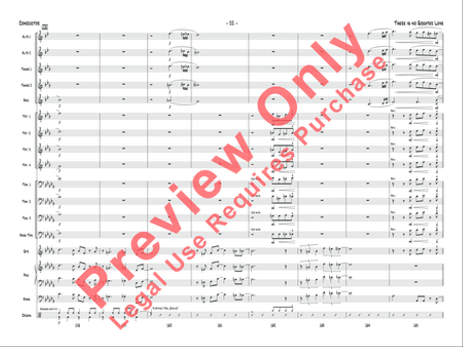 There Is No Greater Love Jazz Ensemble scores gallery preview page 51