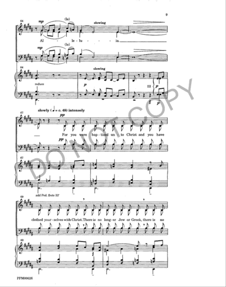 You Are One in Christ Jesus 4-Part scores gallery preview page 10