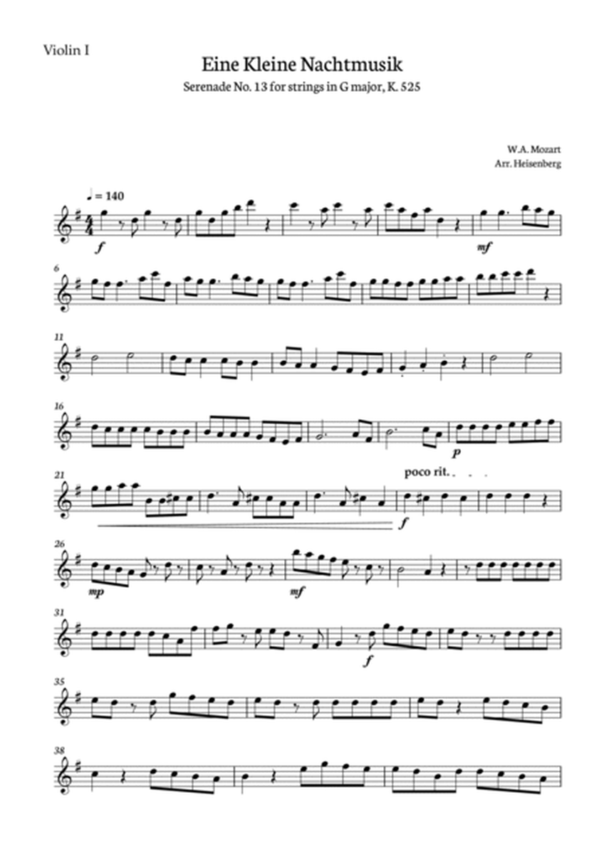 Eine Kleine Nachtmusik for string trio image number null