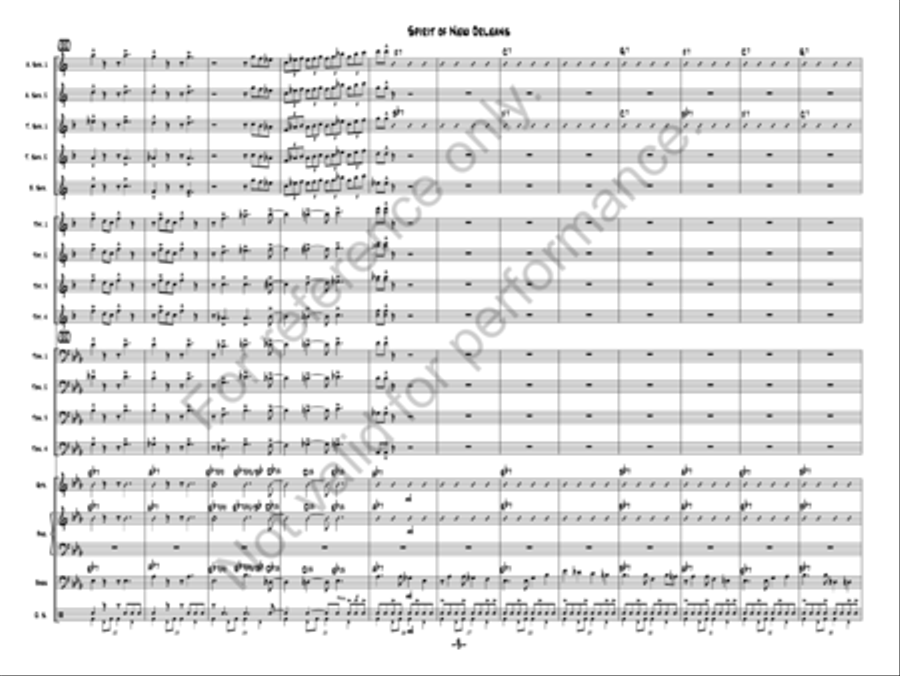 Spirit of New Orleans Spirit of New Orleans Jazz Ensemble scores gallery preview page 4