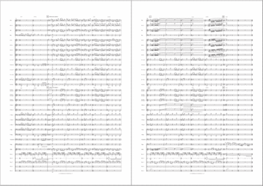 At the Break of Gondwana Concert Band scores gallery preview page 7