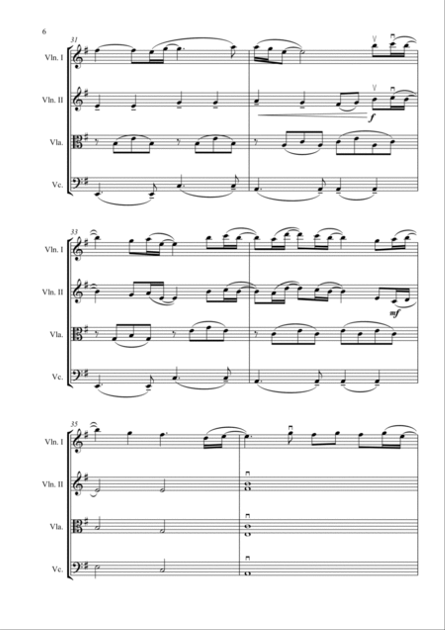 No Time To Die String Quartet scores gallery preview page 6