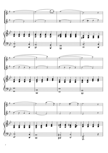 "Ave Maria" piano trio, Alto Sax duet image number null