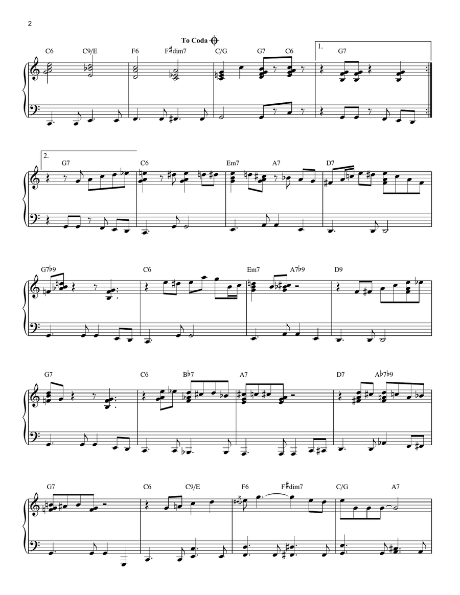 St. Thomas Piano Solo scores gallery preview page 2