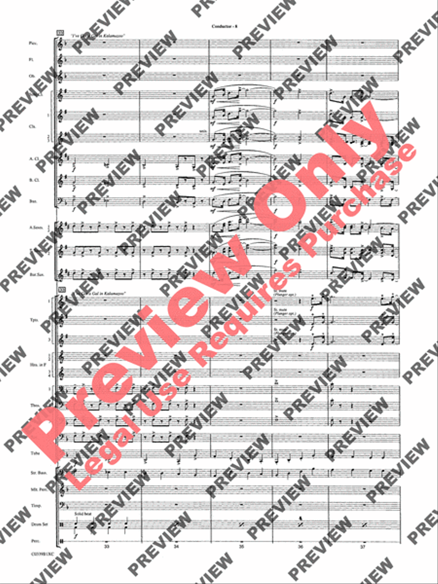 In the Miller Mood Concert Band scores gallery preview page 11