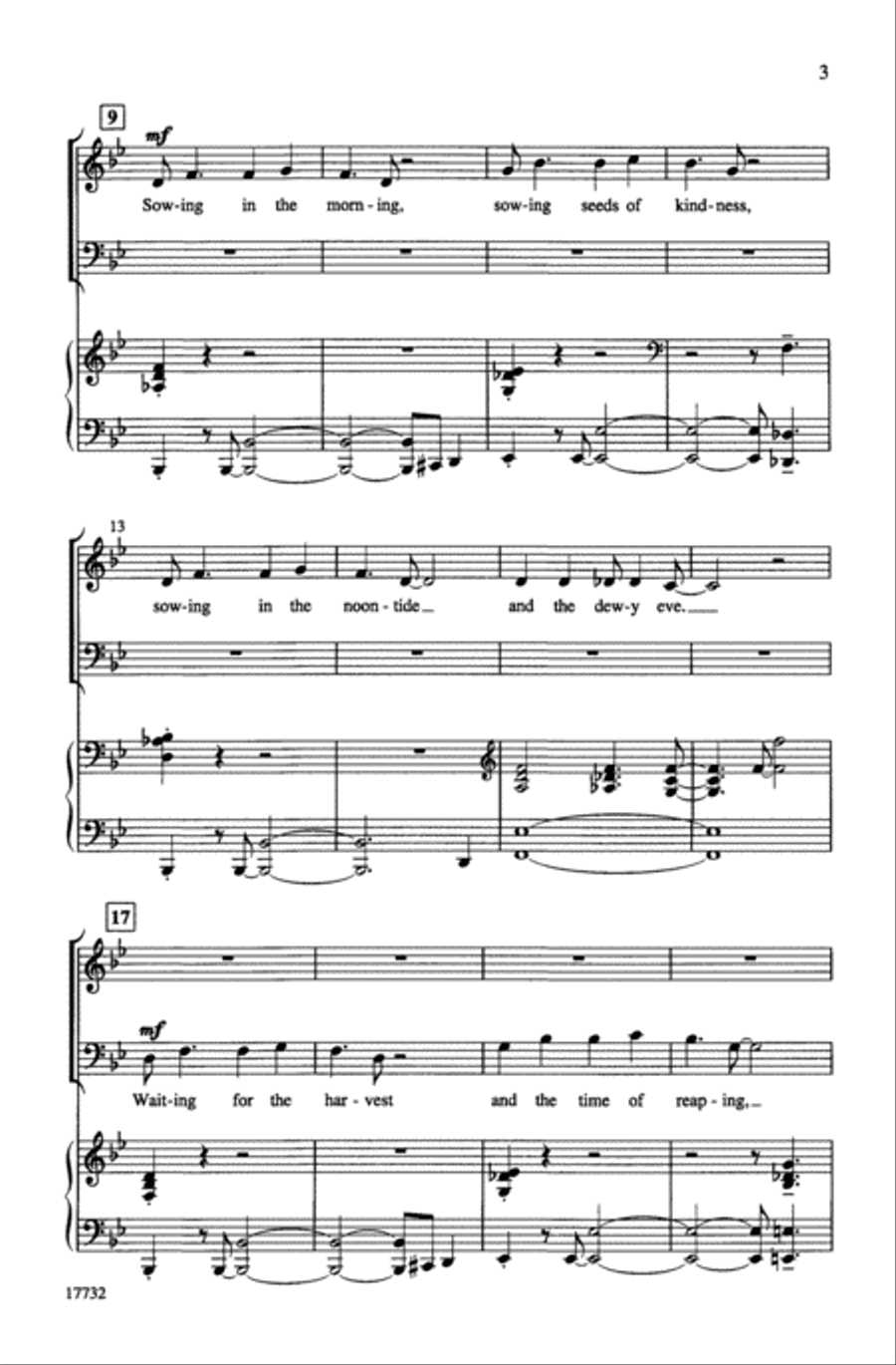 Bringing in the Sheaves Bringing in the Sheaves Choir scores gallery preview page 2