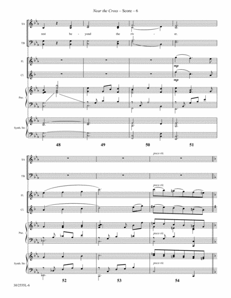 Near the Cross - Instrumental Score and Parts