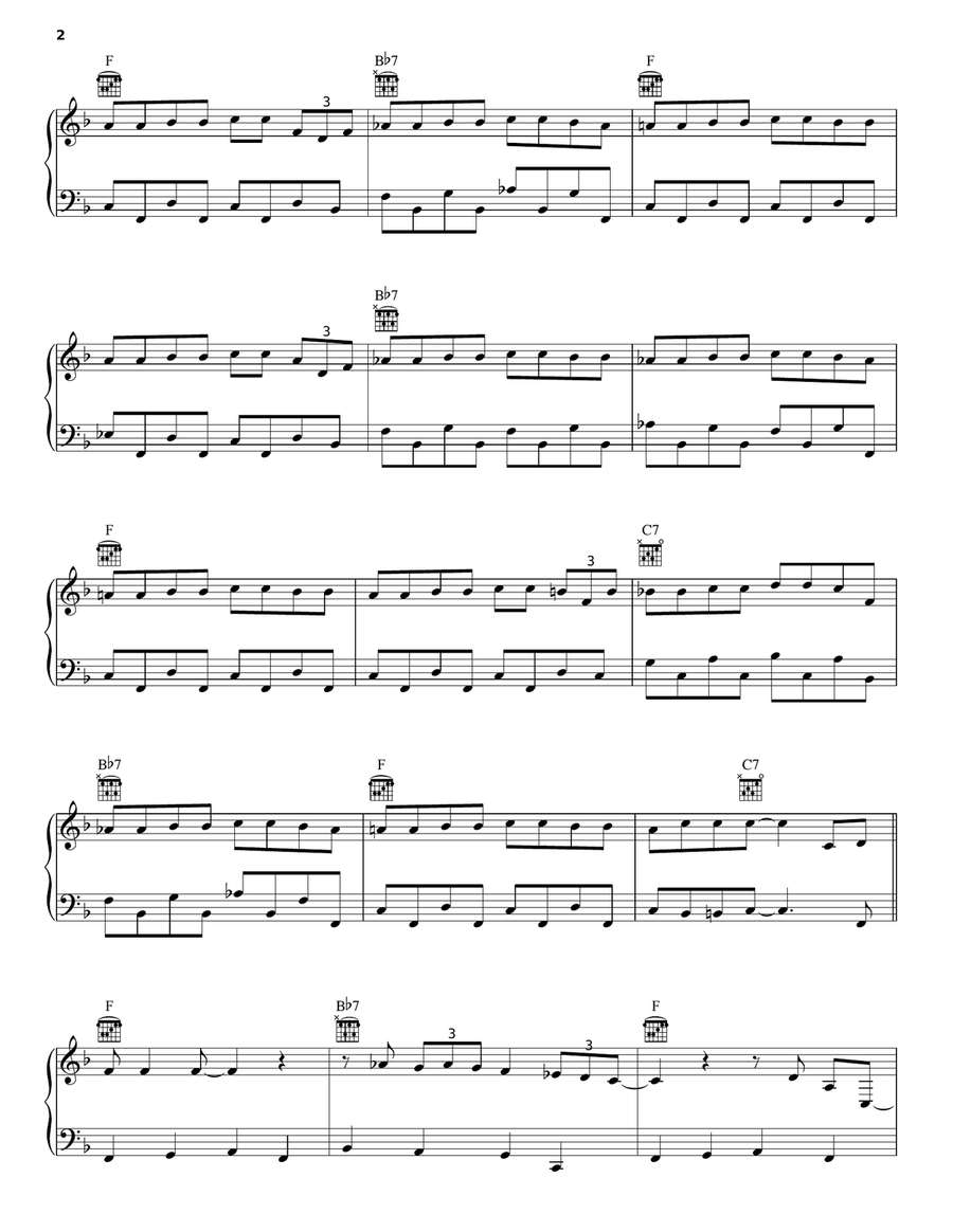 Honky Tonk (Parts 1 & 2) Guitar scores gallery preview page 2