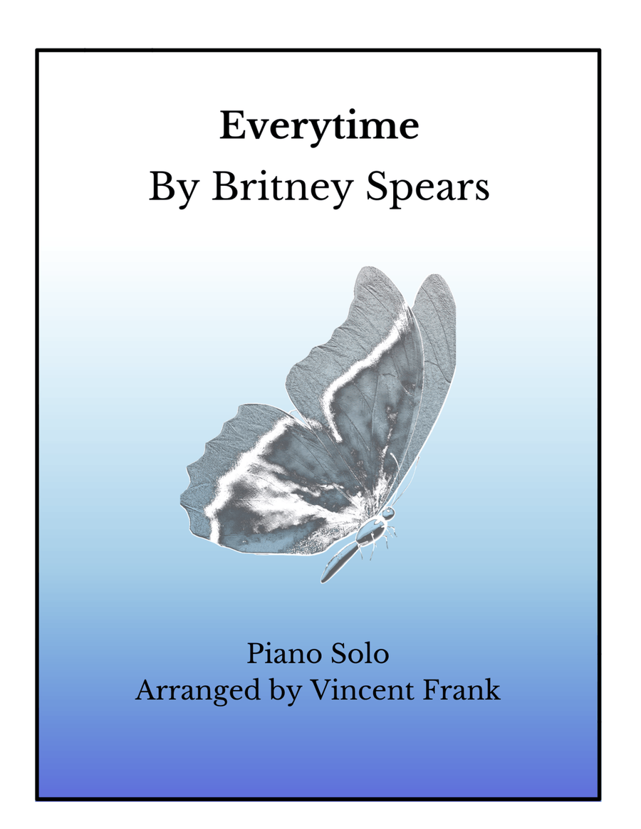 Everytime Piano Solo scores gallery preview page 1