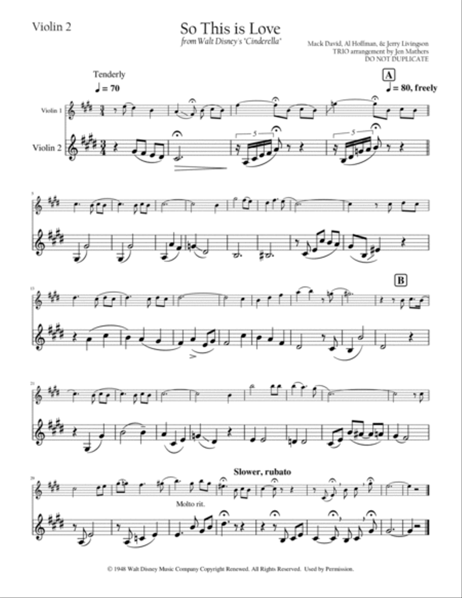 So This Is Love String Trio scores gallery preview page 2