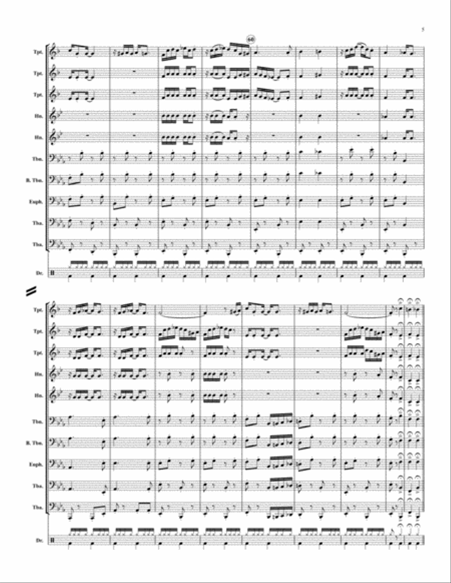 The Yellow Dog Rag Brass Ensemble scores gallery preview page 6