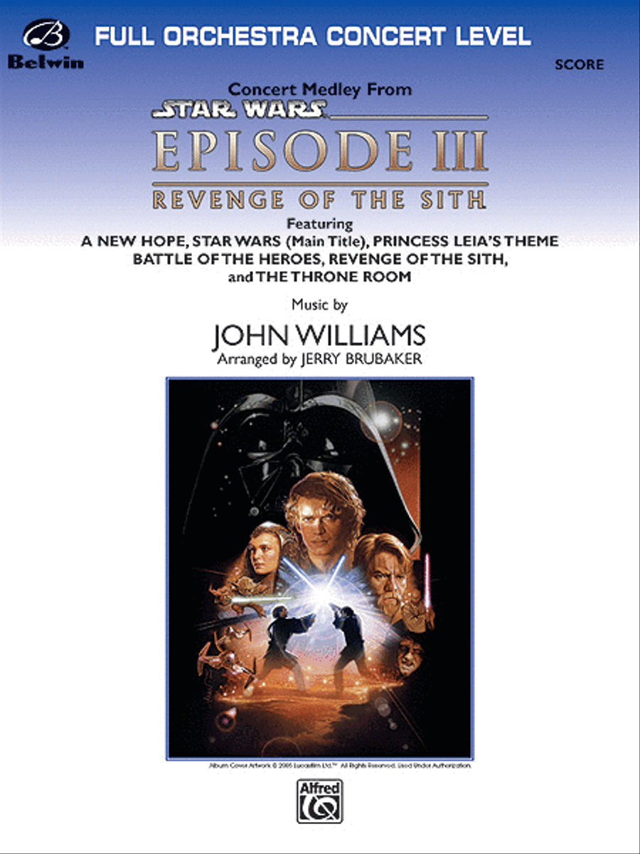 Concert Suite from Star Wars: Episode III Revenge of the Sith Full Orchestra scores gallery preview page 1