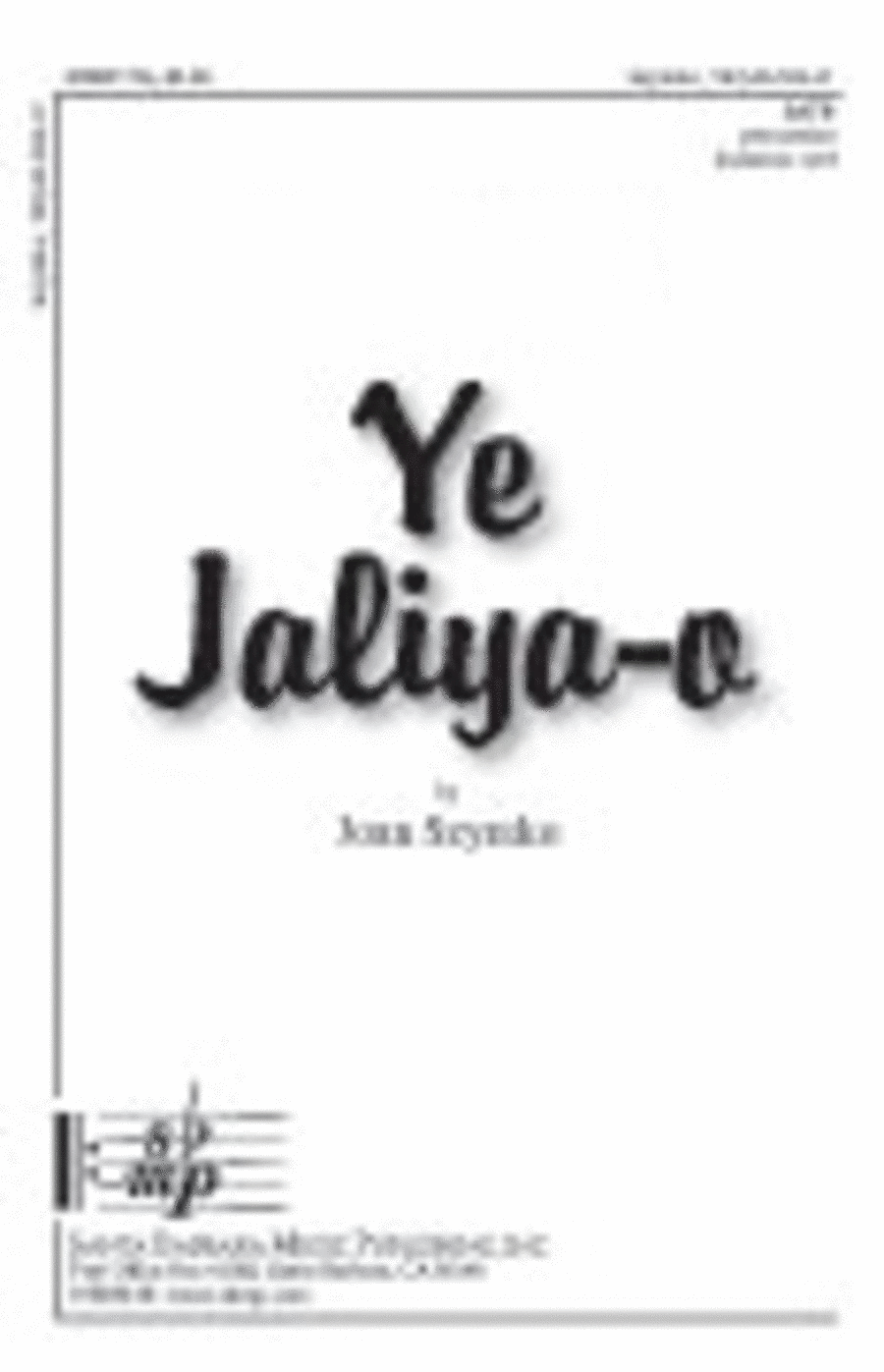 Ye Jaliya-o - Percussion part Piano scores gallery preview page 1