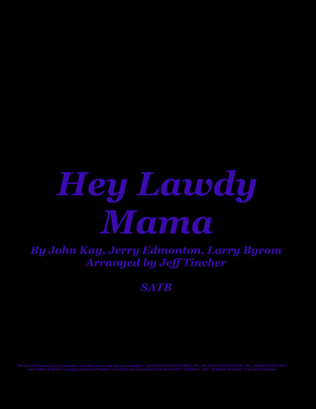 Hey Lawdy Mama