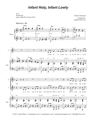 Infant Holy, Infant Lowly (Duet for Soprano and Tenor solo)