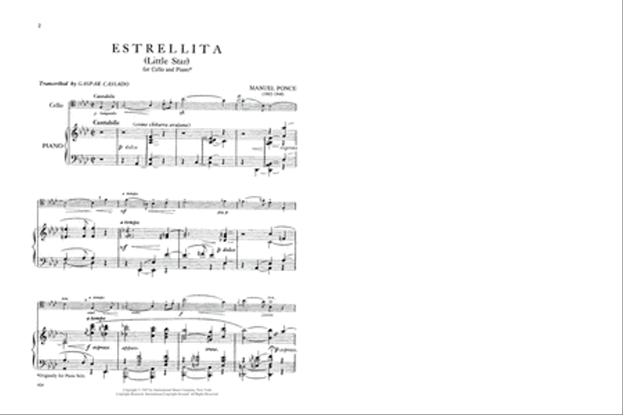 Estrellita Piano Accompaniment scores gallery preview page 2