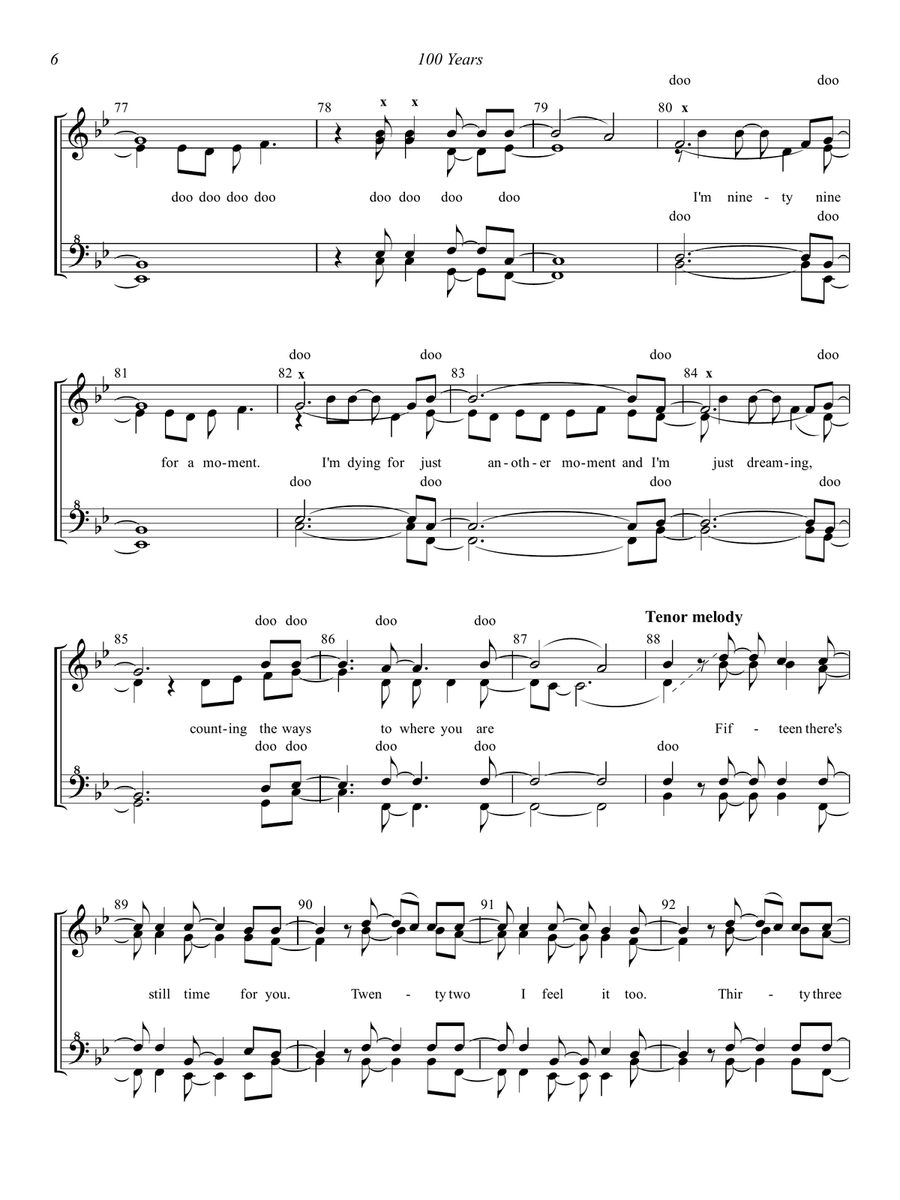 100 Years 100 Years SSAA scores gallery preview page 6
