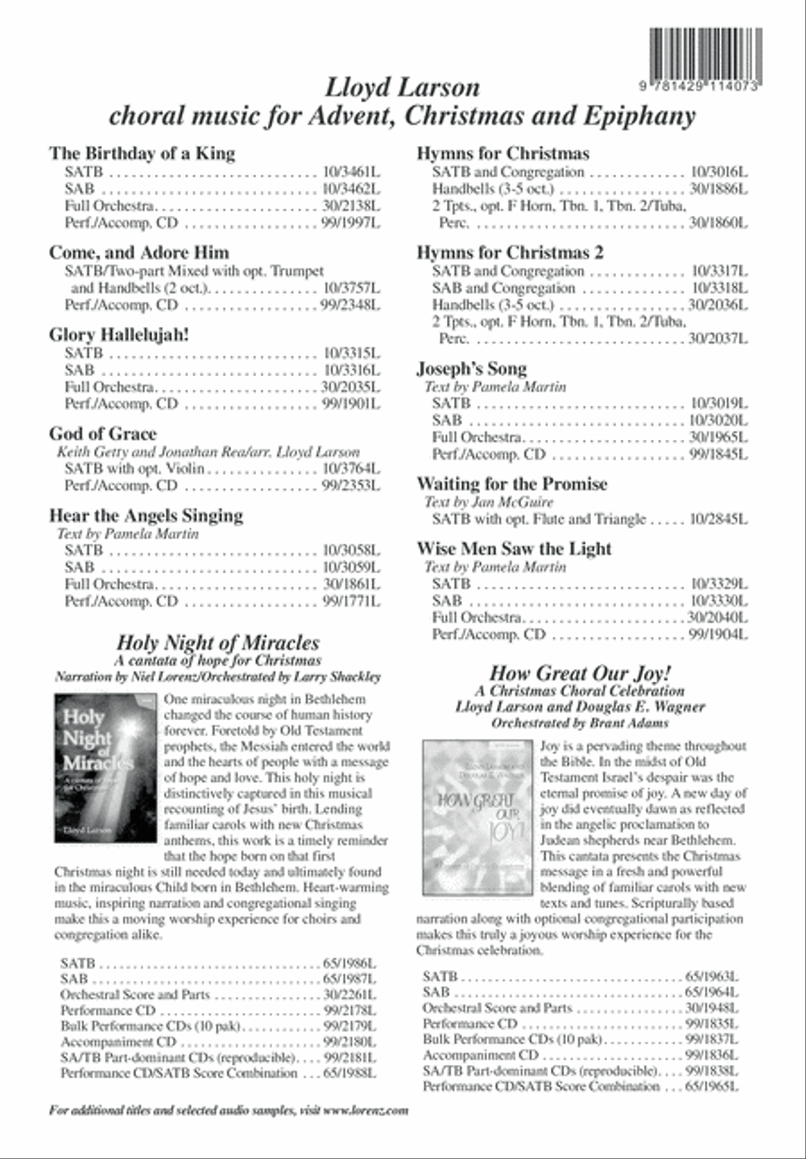 I Saw Three Ships 4-Part scores gallery preview page 12
