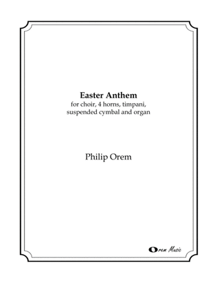 Easter Anthem - score and parts