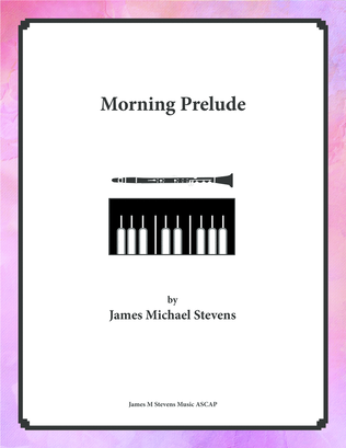 Book cover for Morning Prelude - Clarinet & Piano