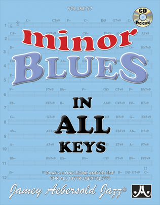 Book cover for Volume 57 - Minor Blues In All Keys