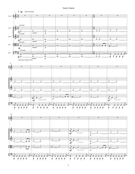Tantric Psalms (1997, rev. 1999) for mezzo-soprano and string quartet image number null