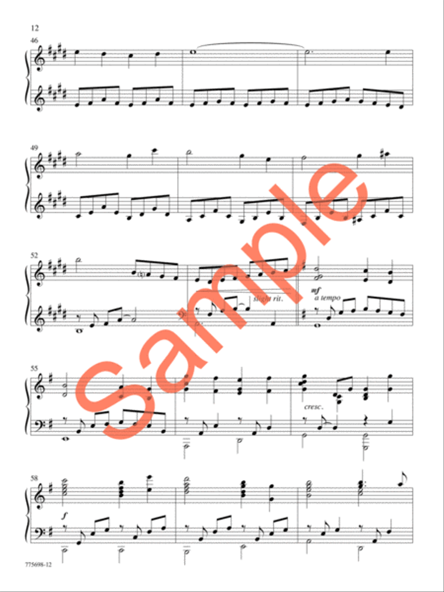 Hiding in Thee Piano Solo scores gallery preview page 11