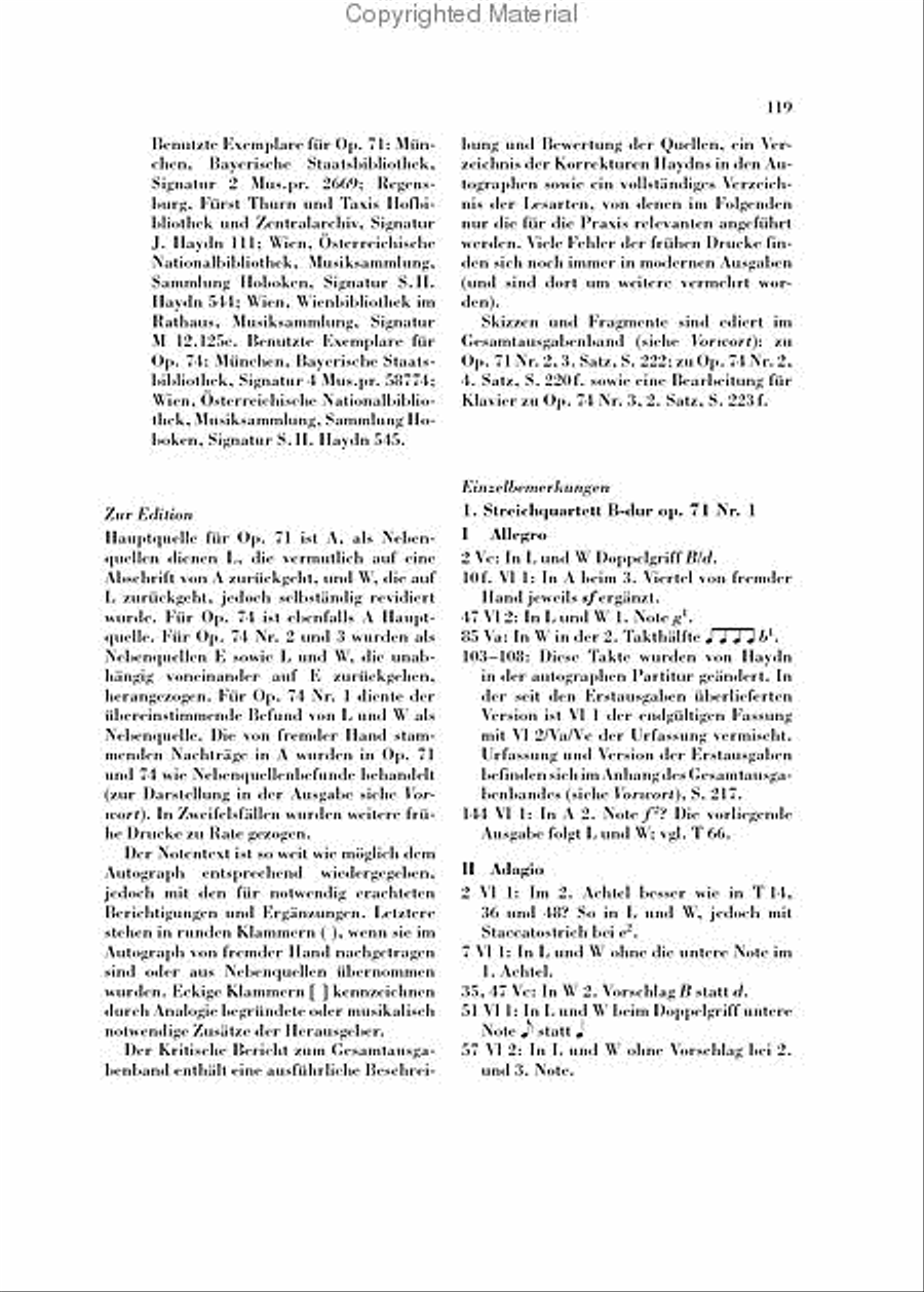 String Quartets, Vol. IX, Opus 71 and 74 (Apponyi-Quartets) String Quartet scores gallery preview page 4