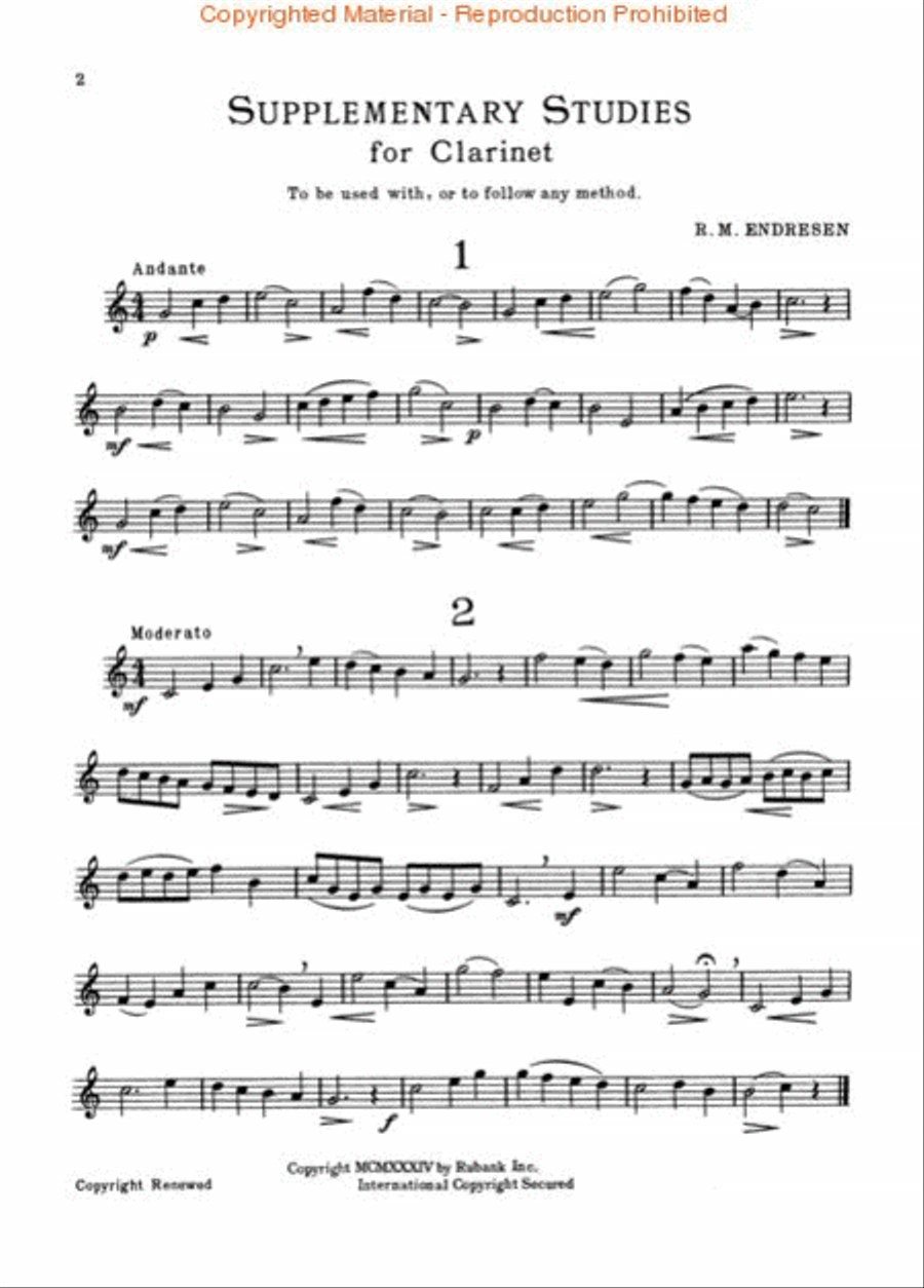 Supplementary Studies Supplementary Studies Concert Band Methods scores gallery preview page 2