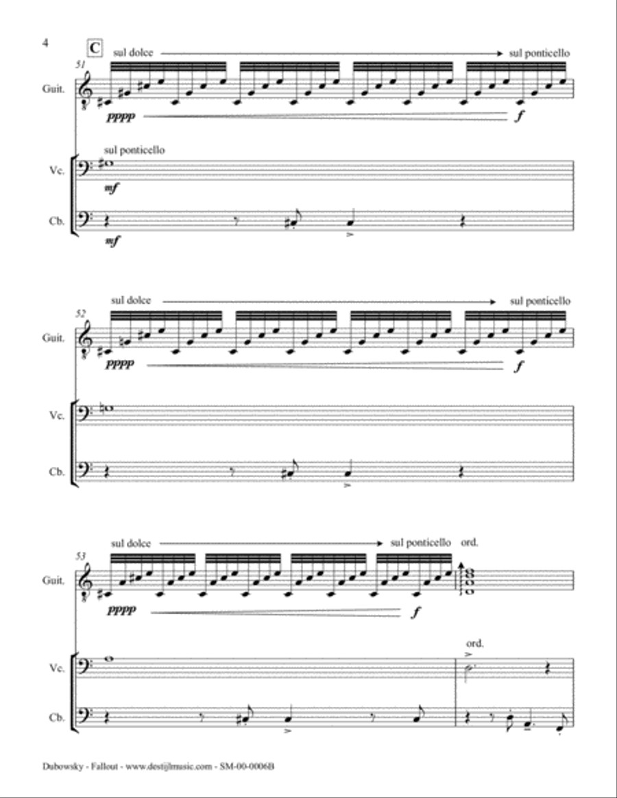 Fallout (Gtr/Vc/Cb) Small Ensemble scores gallery preview page 6