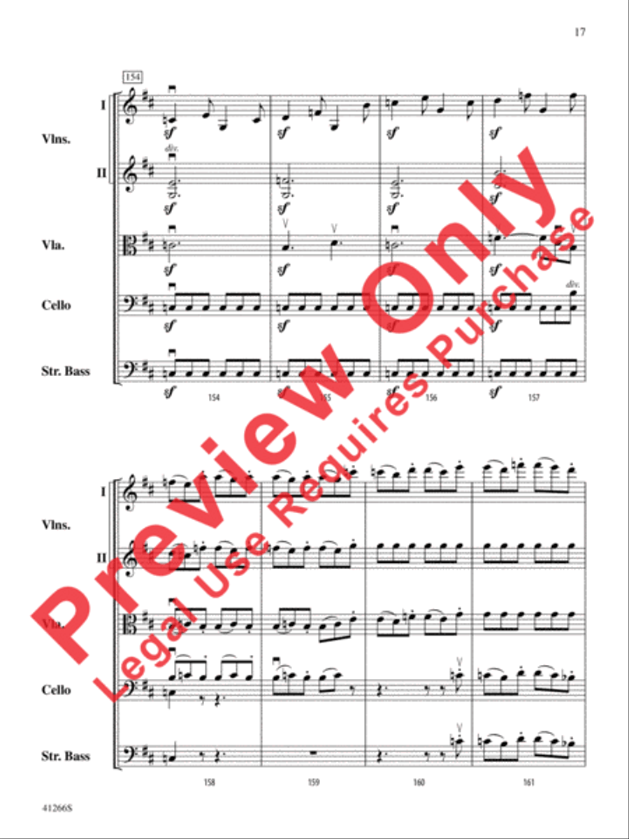 Adagio and Presto String Orchestra scores gallery preview page 18