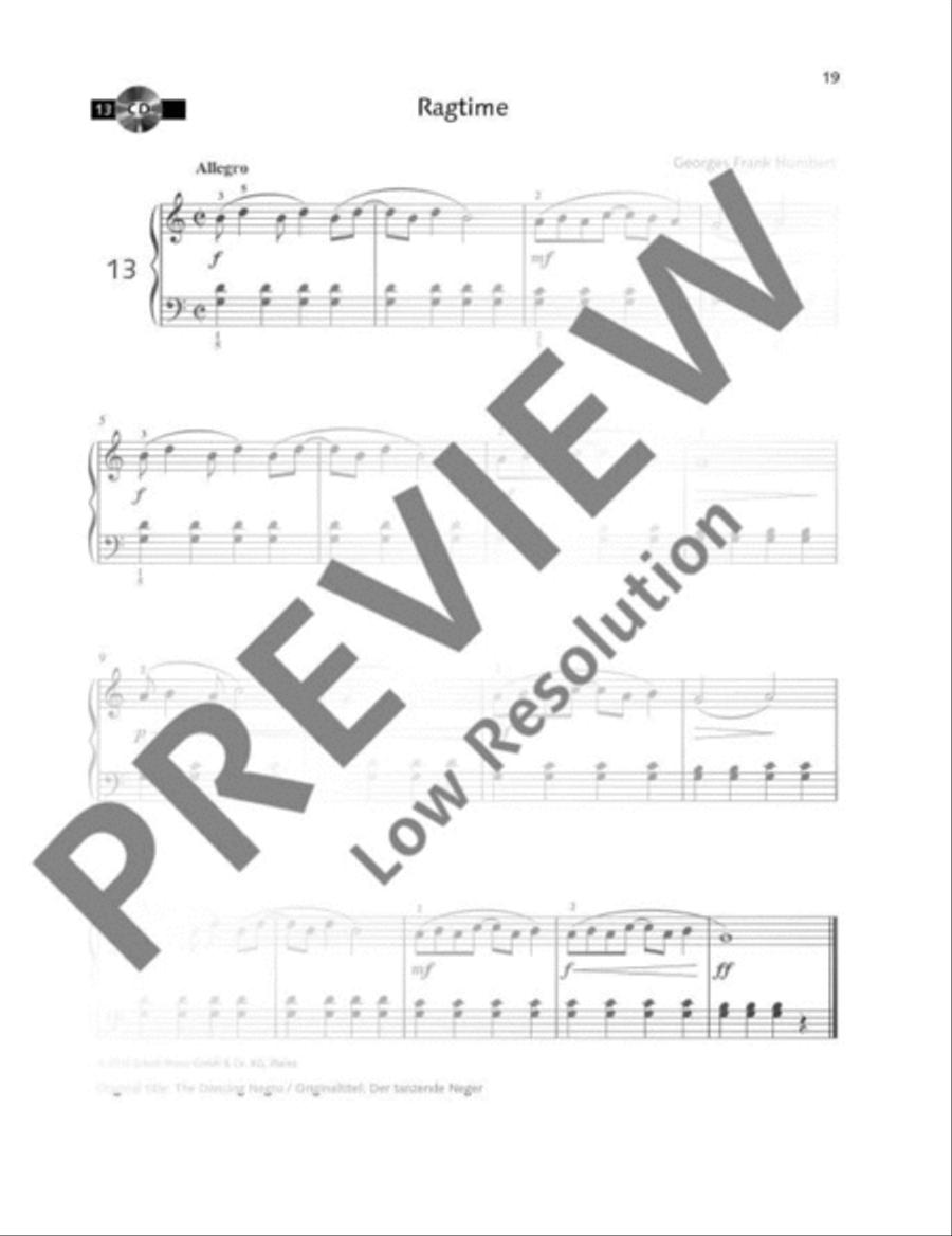 Easy Concert Pieces Piano Solo scores gallery preview page 20