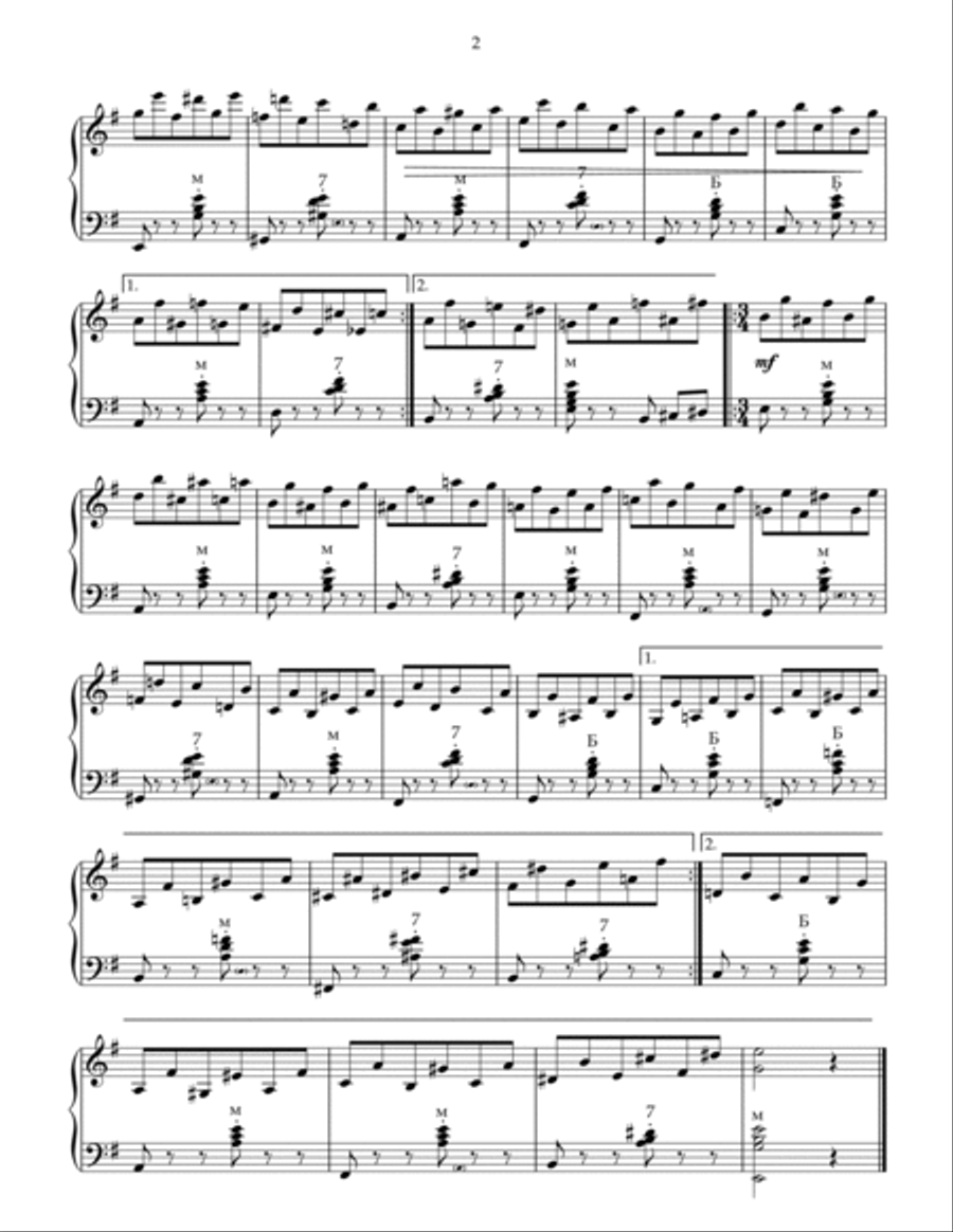 Y.Zhikrivetskiy 12 etudes for accordion Small Ensemble scores gallery preview page 3