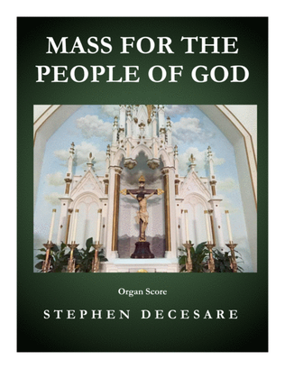 Book cover for Mass for the People of God (Organ Score)