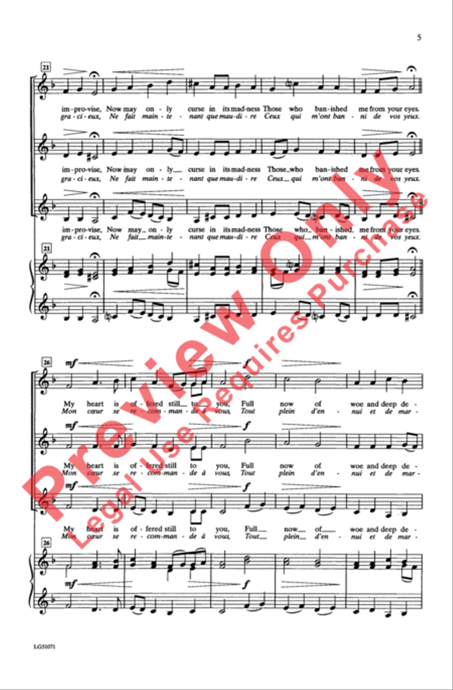 My Heart Is Offered Still to You Women's Choir scores gallery preview page 4
