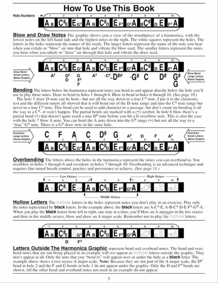 Complete 10-Hole Diatonic Harmonica Series: A Harmonica Book Harmonica scores gallery preview page 6