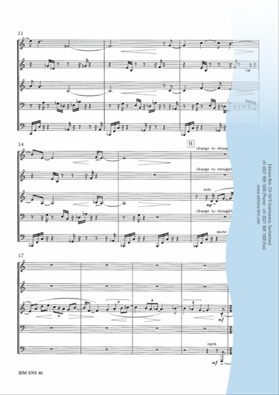 Seasons Seasons Brass Quintet scores gallery preview page 4
