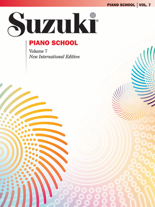 Book cover for Suzuki Piano School, Volume 7