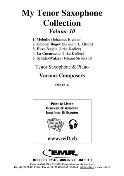 My Tenor Saxophone Collection Volume 10 image number null