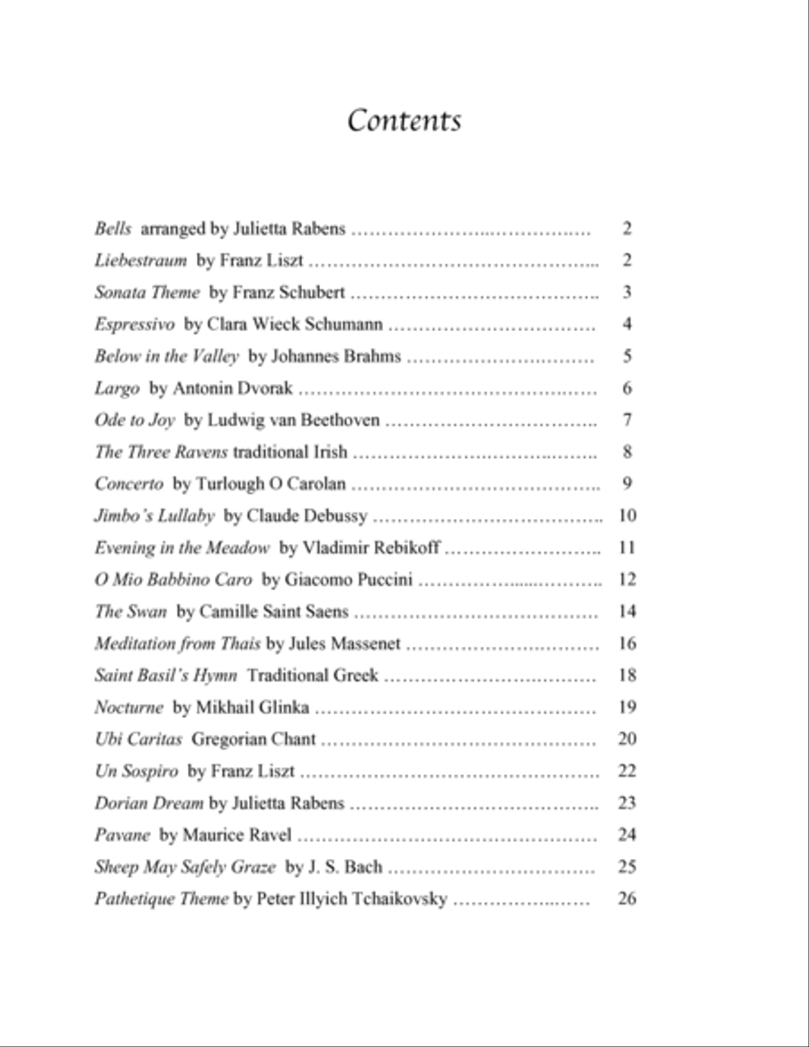Classics at Your Fingertips for Harp Book 1 Harp scores gallery preview page 4