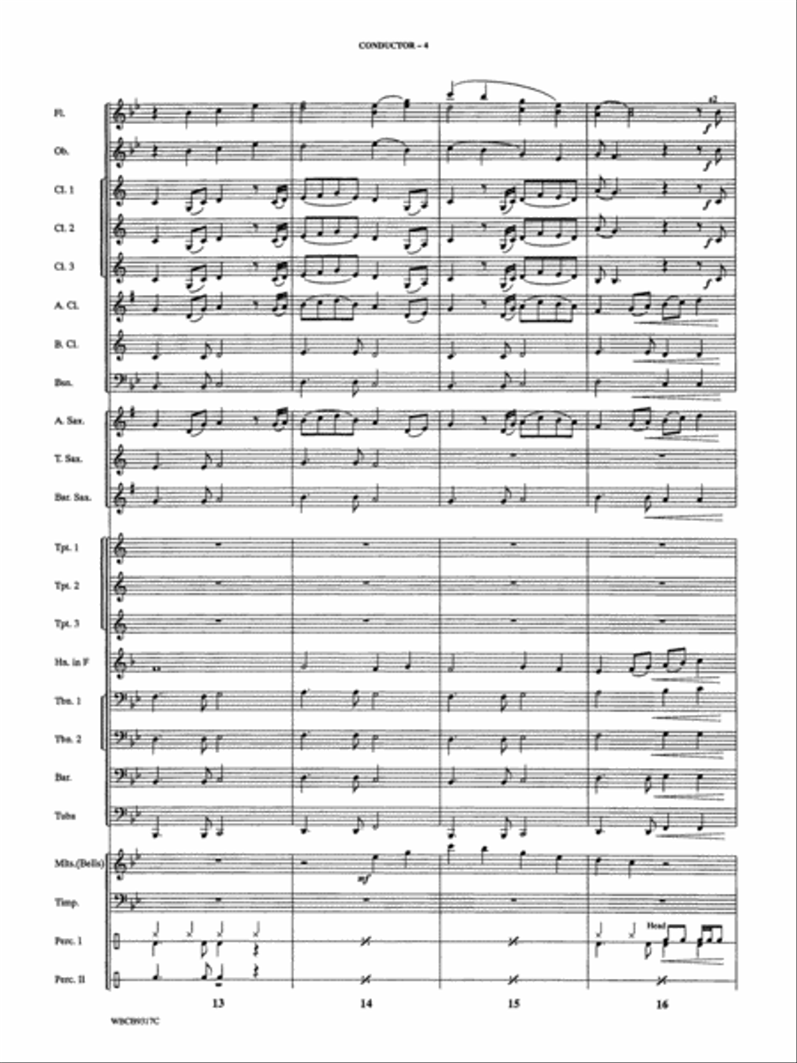 Heal the World: Score Concert Band scores gallery preview page 5