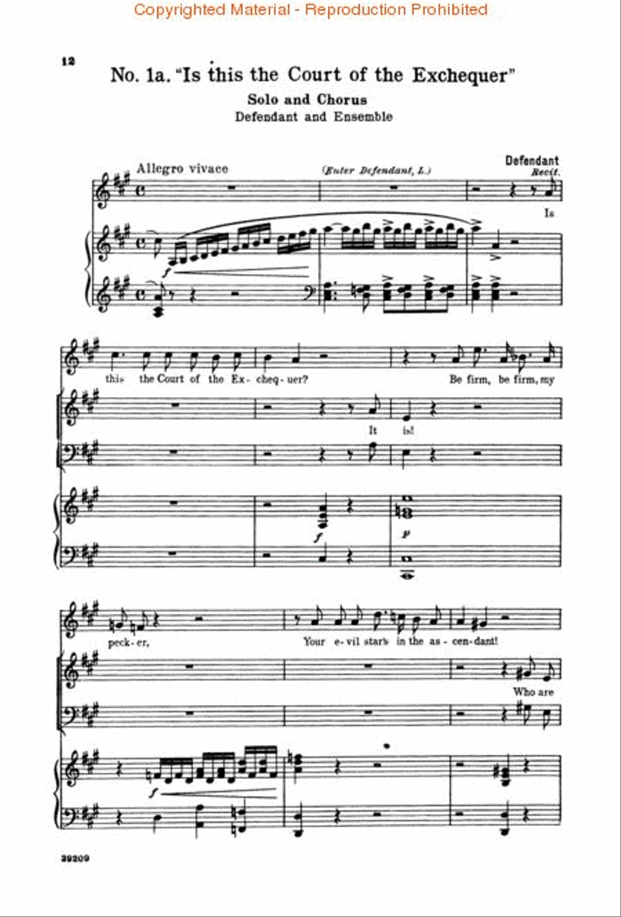 Trial by Jury Trial by Jury Voice scores gallery preview page 3