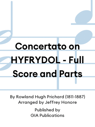 Concertato on HYFRYDOL - Full Score and Parts